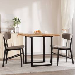 Berkfield Home Table Top Square 80x80x4 cm Solid Wood Acacia in Brown - Size: 80 x 80 x 4 cm - thumbnail 3