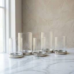 Garden Greatness Contemporary Glass Candle Holder Display - Size: 1 Pack - thumbnail 1