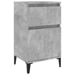 Berkfield Home Bedside Cabinet Concrete Grey 40x35x70 cm - Size: 40 x 35 x 70 cm - thumbnail 2
