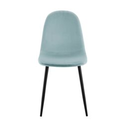 Bravich LTD Ron Velvet Dining Chair in Blue - thumbnail 2