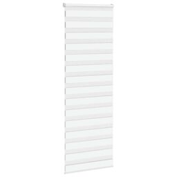 Berkfield Home Zebra Blind White 80x230 cm Fabric Width 75.9 cm Polyester - thumbnail 3