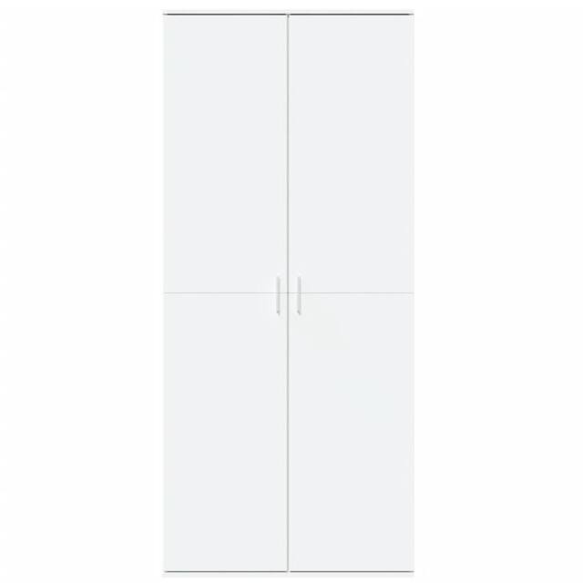 Berkfield Home Highboard White 80x35x180 cm Engineered Wood - Size: 80 x 35 x 180 cm - image 1