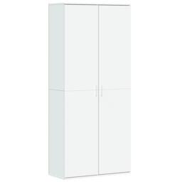 Berkfield Home Highboard White 80x35x180 cm Engineered Wood - Size: 80 x 35 x 180 cm - thumbnail 3