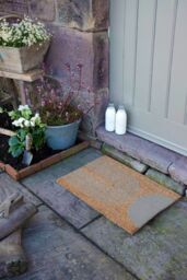 Artsy Mats Grey Abstract Half Moon Doormat - Size: 40 cm x 60 cm - thumbnail 5