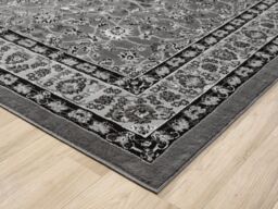 Desire Rugs Obsidian Modern Low Pile Area Rug - Classical Traditional Design in Grey - Size: 160 cm x 230 cm - thumbnail 5
