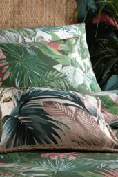 Furn Amazonia Rainforest Reversible Duvet Cover Set in Jade - Size: King - thumbnail 3