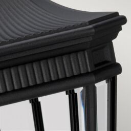 Netlighting Cotswold Lane 3 Light Large Outdoor Pedestal Light Black IP44 E14 - thumbnail 3