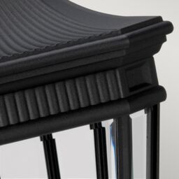 Netlighting Cotswold Lane 3 Light Large Outdoor Pedestal Light Black IP44 E14 - thumbnail 4
