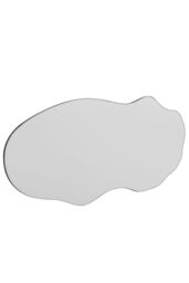 "MirrorOutlet The Lacuna - Frameless Pond Wall Mirror 71"" X 32"" (180CM X 80CM) in Silver - Size: 1 Pack" - thumbnail 4