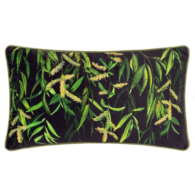 Wylder Nature Braywick Willow Velvet Piped Cushion - Size: 30 cm x 50 cm - image 1