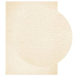 Berkfield Home Rug HUARTE Short Pile Soft & Washable Cream 200x280 cm - Size: Medium - thumbnail 3
