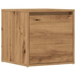 Berkfield Home Box Drawer Artisan Oak 40.5x40x40 cm Engineered Wood in Brown - thumbnail 2