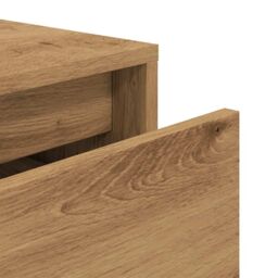 Berkfield Home Box Drawer Artisan Oak 40.5x40x40 cm Engineered Wood in Brown - thumbnail 8