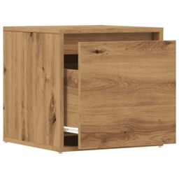 Berkfield Home Box Drawer Artisan Oak 40.5x40x40 cm Engineered Wood in Brown - thumbnail 7