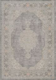 Desire Rugs Maia Washable Orchid Floral Traditional Area Rug Non-Slip -Living Room in Grey - Size: 120 cm x 180 cm - thumbnail 2