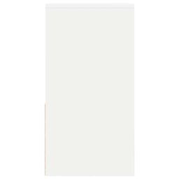 Berkfield Home Bedside Cabinets with Drawer 2 pcs White 35x34x66.5 cm - thumbnail 7