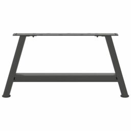 Berkfield Home Coffee Table Legs A-Shaped 2 pcs Anthracite¬†70x(30-31) cm Steel in Black - thumbnail 5