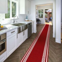 runrug Red Key Long Hallway Carpet Runner - Size: 70 cm x 210 cm - thumbnail 4