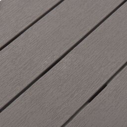 Berkfield Home Garden Benches 2 pcs Mocca Plastic in Grey - thumbnail 5