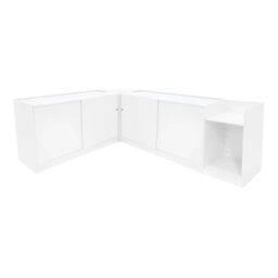 Monstershop Hyperion LED Shop Counter Set K1500, B1500, TB60 & LM60 - White - thumbnail 2