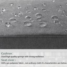 Direct Wicker Garden Corner Sofa Set Rattan Furniture with Coffee Table Stools in Grey - Size: 4 Pack - thumbnail 5