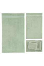 Catherine Lansfield 'Anti Bacterial' Cotton Towels in Pale Green - Size: Bath Sheet - thumbnail 5