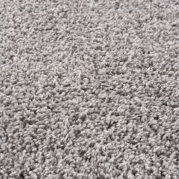 THE RUGS Grey Plain Soft High Pile Shaggy Rugs & Runners Living Room Bedroom - Size: 80 cm x 300 cm - thumbnail 3
