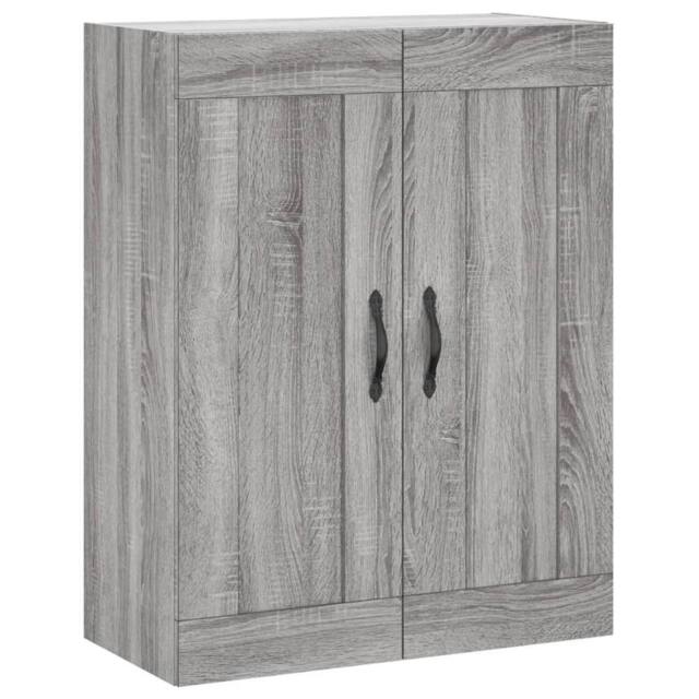 Berkfield Home Wall Mounted Cabinet Grey Sonoma 69.5x34x90 cm Engineered Wood - image 1