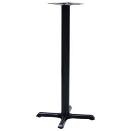 Berkfield Home Bistro Table Leg Black 56x56x107 cm Cast Iron - Size: 56 x 56 x 107 cm - thumbnail 1