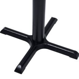 Berkfield Home Bistro Table Leg Black 56x56x107 cm Cast Iron - Size: 56 x 56 x 107 cm - thumbnail 4