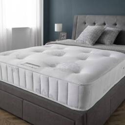 Cheshire Oakham Capsule Memory Pocket 1000 Mattress 135cm Double in White - Size: Super King - thumbnail 2