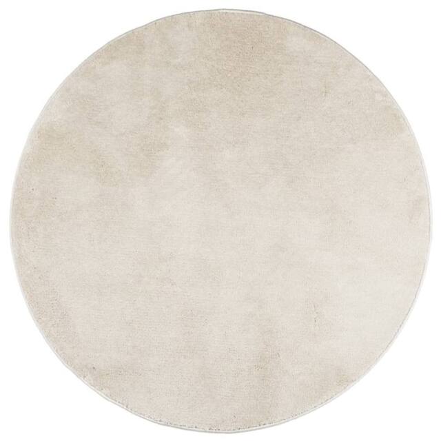 Berkfield Home Rug OVIEDO Short Pile Beige √ò 120 cm - Size: Medium - image 1
