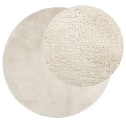 Berkfield Home Rug OVIEDO Short Pile Beige √ò 120 cm - Size: Medium - thumbnail 3