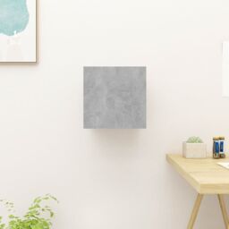 Berkfield Home Wall Mounted TV Cabinet Concrete Grey 30.5x30x30 cm - thumbnail 3