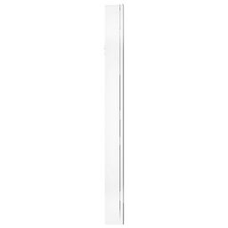 Berkfield Home Mirror Jewellery Cabinet with LED Lights Wall Mounted White - thumbnail 6