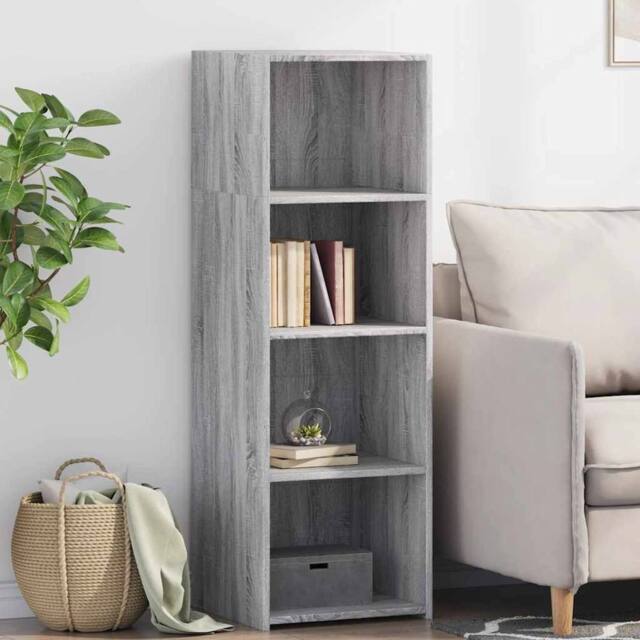 Berkfield Home Highboard Grey Sonoma 40x41x124 cm Engineered Wood - Size: 40 x 41 x 124 cm - image 1