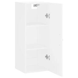 Berkfield Home Wall Mounted Cabinet White 34.5x34x90 cm Engineered Wood - thumbnail 5