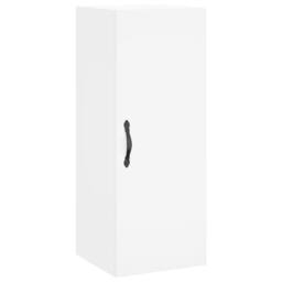 Berkfield Home Wall Mounted Cabinet White 34.5x34x90 cm Engineered Wood - thumbnail 3