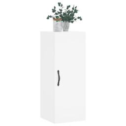Berkfield Home Wall Mounted Cabinet White 34.5x34x90 cm Engineered Wood - thumbnail 1