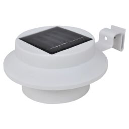 Berkfield Home Outdoor Solar Fence Lamps 12 pcs LED White - thumbnail 3