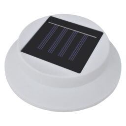 Berkfield Home Outdoor Solar Fence Lamps 12 pcs LED White - thumbnail 5