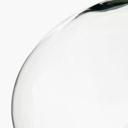 Ruma Set of 2 Hallie Clear Glass & Terracotta Shade Table Lamp in Orange - thumbnail 8