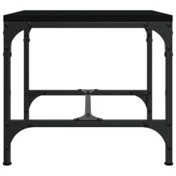 Berkfield Home Side Tables 2 pcs Black 40x40x35 cm Engineered Wood - Size: 40 x 40 x 35 cm - thumbnail 6