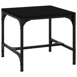 Berkfield Home Side Tables 2 pcs Black 40x40x35 cm Engineered Wood - Size: 40 x 40 x 35 cm - thumbnail 4