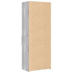 Berkfield Home Highboard Grey Sonoma 70x42.5x185 cm Engineered Wood - thumbnail 6