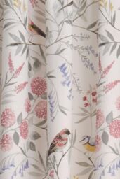 Dreams & Drapes 'Caraway' Pair of Pencil Pleat Curtains in Pink - Size: 168 cm width x 183 cm drop - thumbnail 3