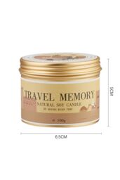 SHEONLY Baltic Amber Soy Wax Scented Candle in Aluminum Tin - thumbnail 6