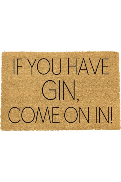 Artsy Mats If You Have Come On In Doormat in Black - Size: 40 cm x 60 cm - image 1