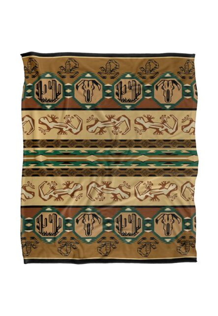 JQ Licensing Southwest Desert Silky Touch Super Soft Throw Blanket 152 X 127 cm in White - image 1