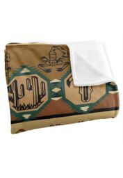 JQ Licensing Southwest Desert Silky Touch Super Soft Throw Blanket 152 X 127 cm in White - thumbnail 3